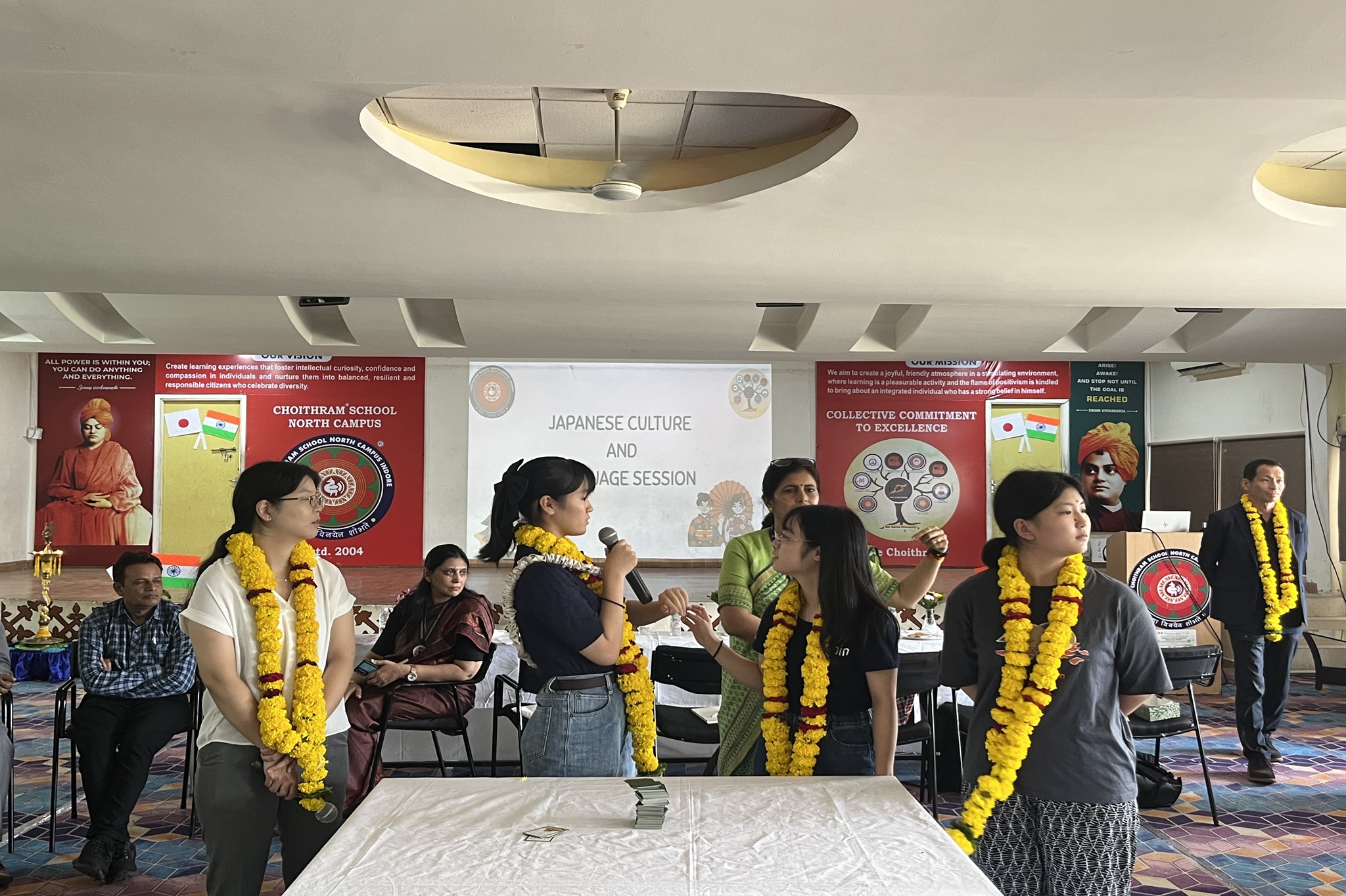 Japan Delegates at Choithram School, North Campus
